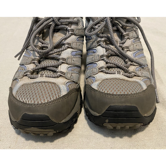 Merrell Vibram Hiking Shoes Womens Size US 6.5 EU 37 Gray Lace Up Athletic Shoes - Picture 4 of 10
